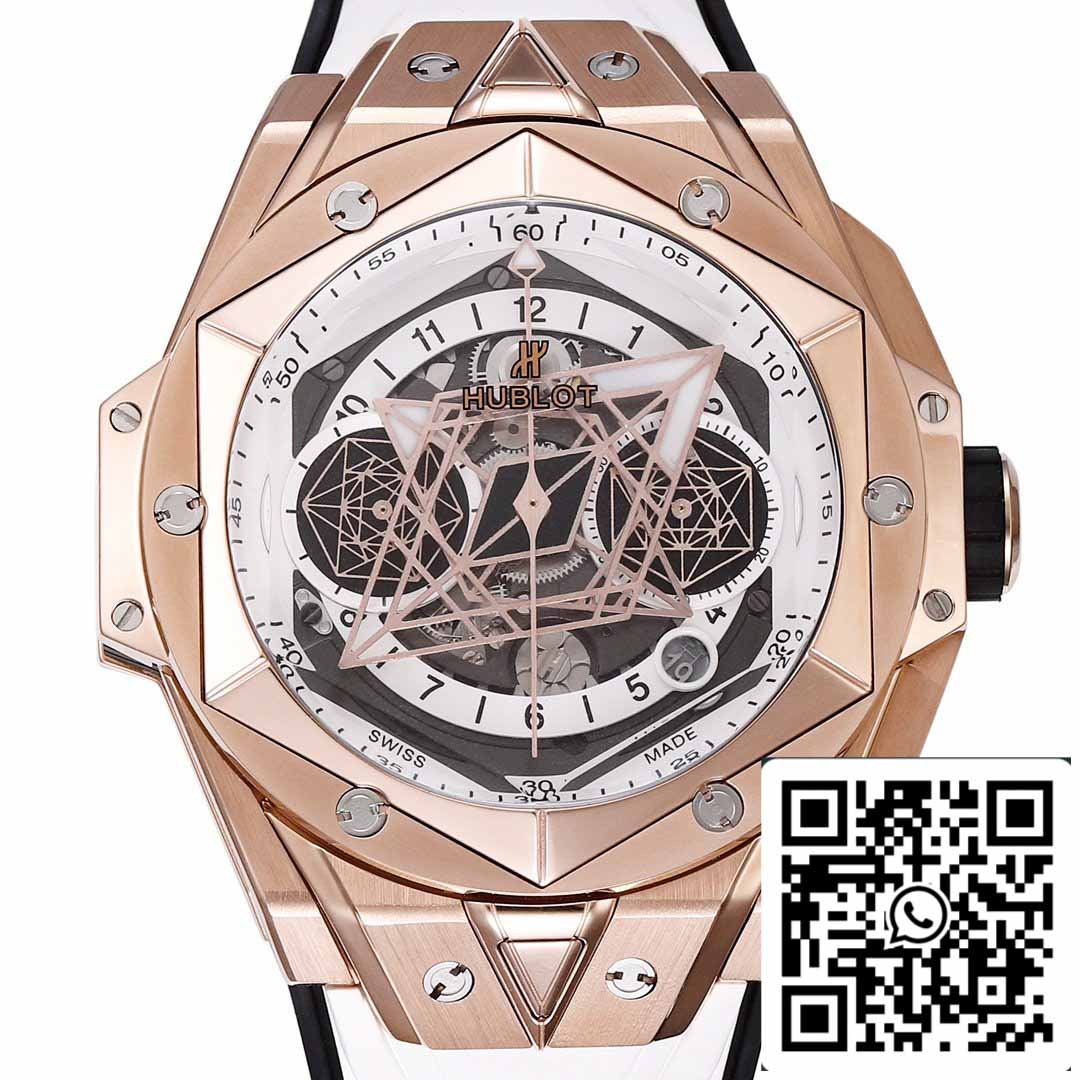 Hublot Big Bang Sang Bleu 418.OX.2001.RX.MXM20 1:1 Best Edition BBF Factory Or Rose