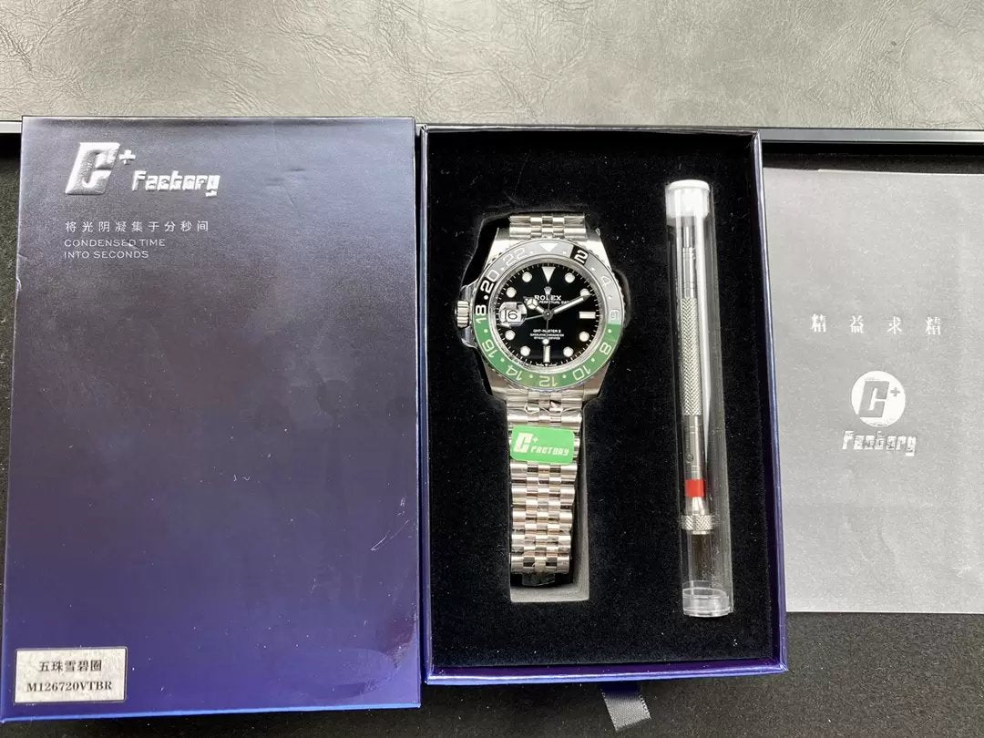 Rolex GMT Master II M126720VTNR-0001 Jubilee-Armband 1:1 Best Edition C+ Fabrikkeramiklünette