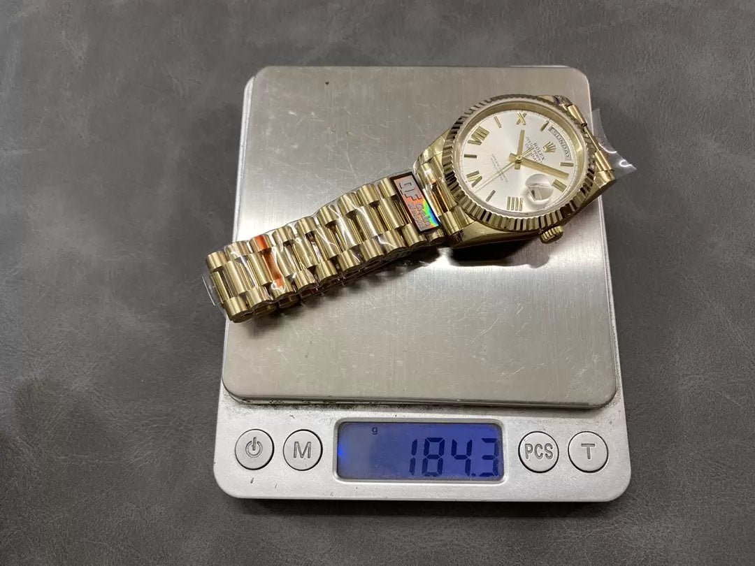 Rolex Day Date 40 m228238-0042 Silbernes Zifferblatt 1:1 Best Edition Gegengewicht Version 183 Gramm QF Factory
