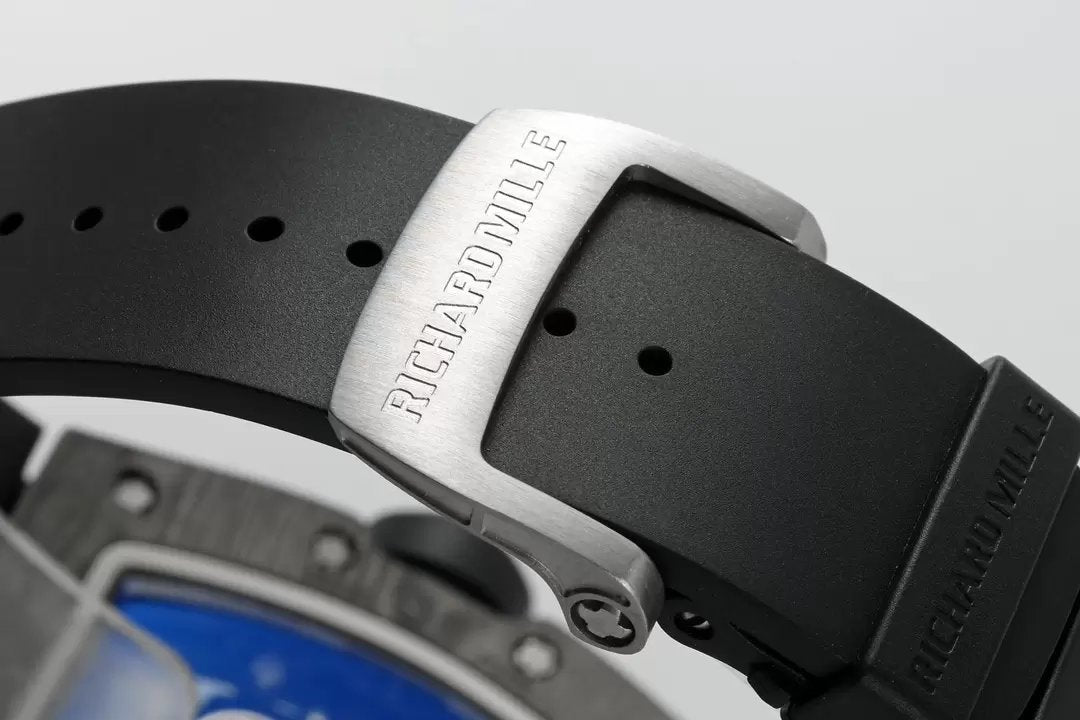 RICHARD MILLE RM055 RM-055 ZF 2024 1:1 Best Edition Carbon Fiber Case Black Rubber