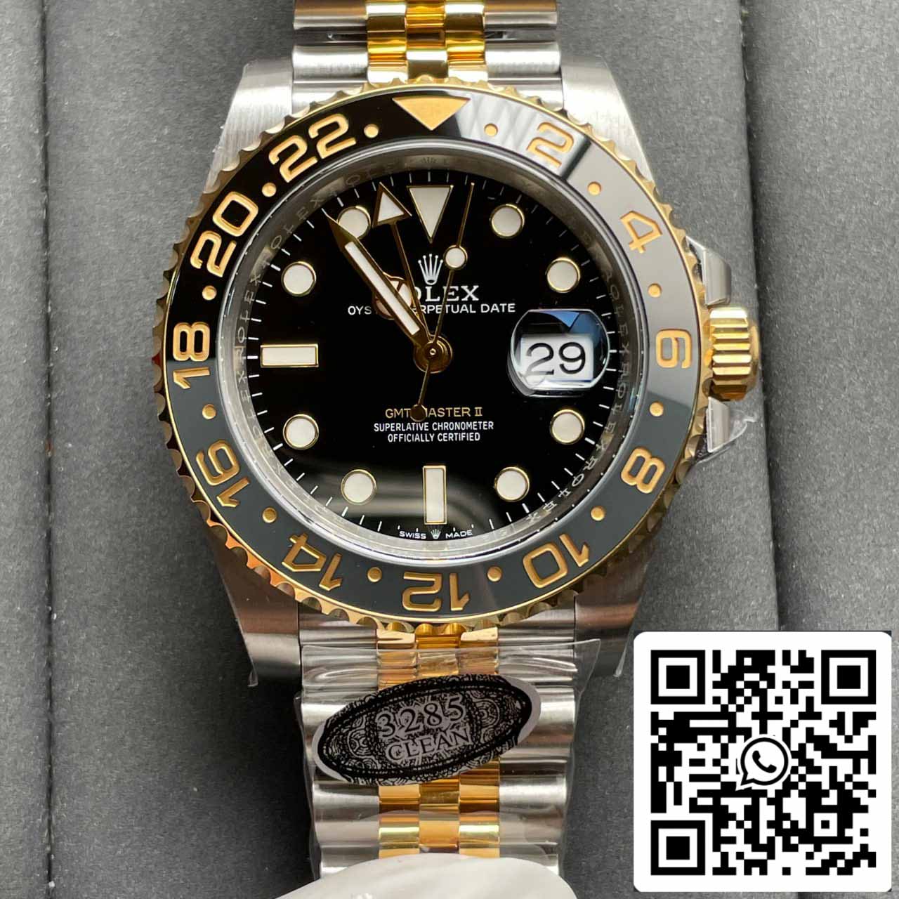 Replica Rolex GMT Master II M126713grnr-0001 Clean Factory 3285 Movement V3
