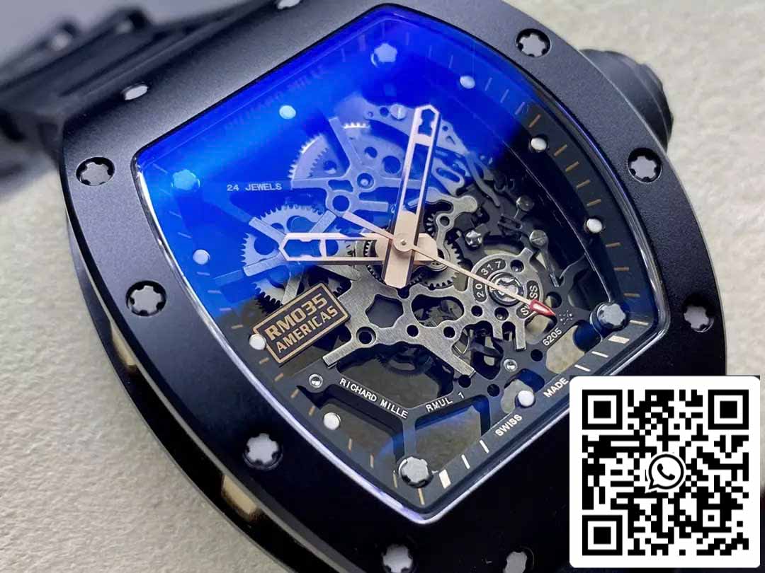 Richard Mille RM035 Rafael Nadal Americas Édition limitée 1:1 Meilleure édition Sonic Factory V3