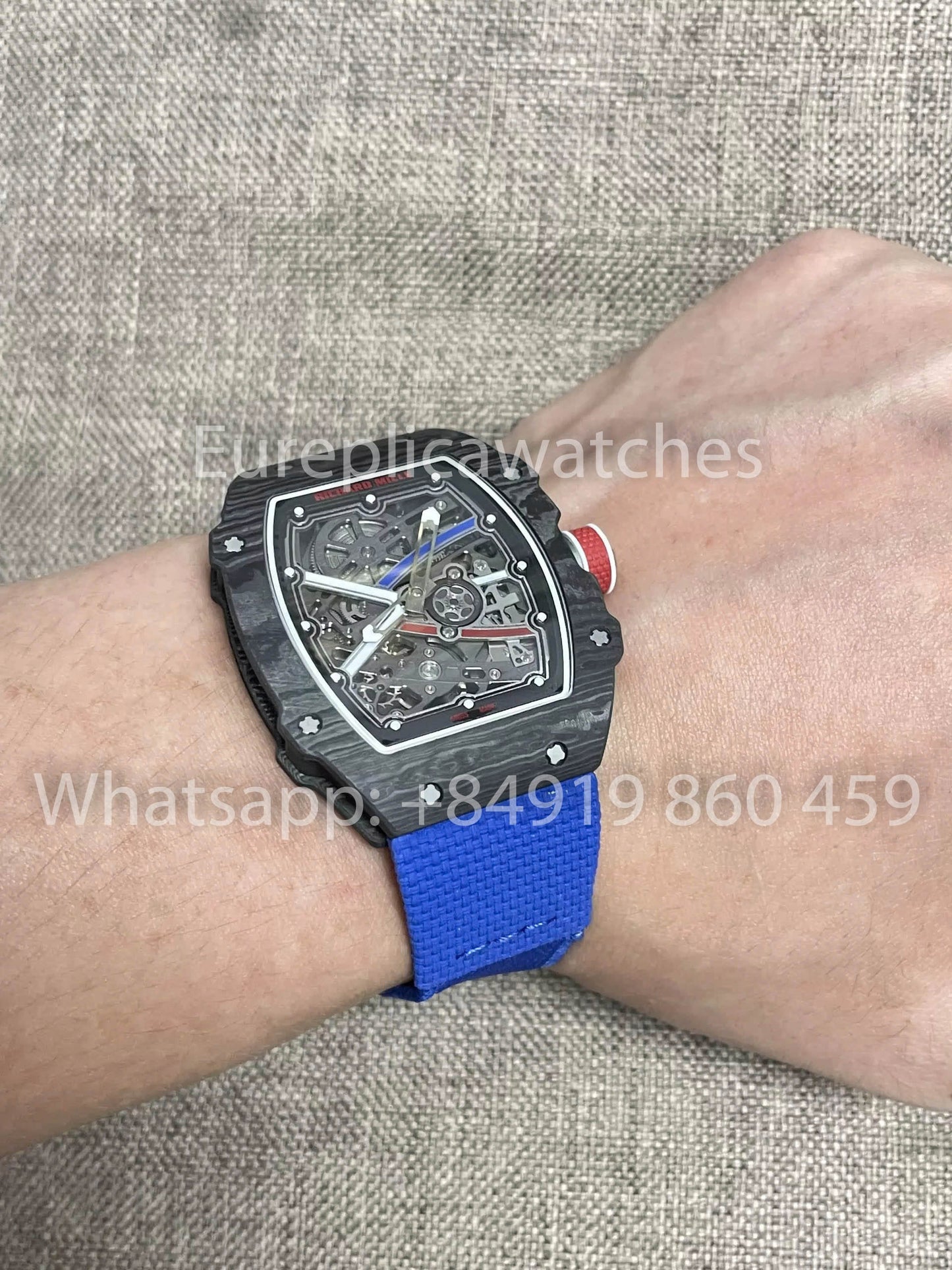 Replik Richard Mille RM67-02 Carbon NTPT Sébastien Ogier 1:1 Bester Klon V5