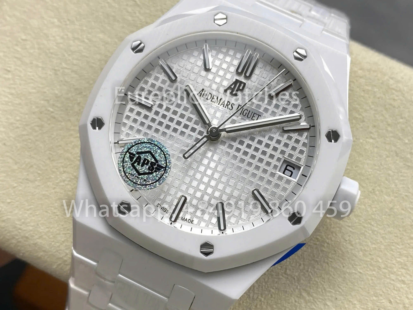 Audemars Piguet Royal Oak 15500ST Weißes Zifferblatt 1:1 Beste Version Keramik APS Factory
