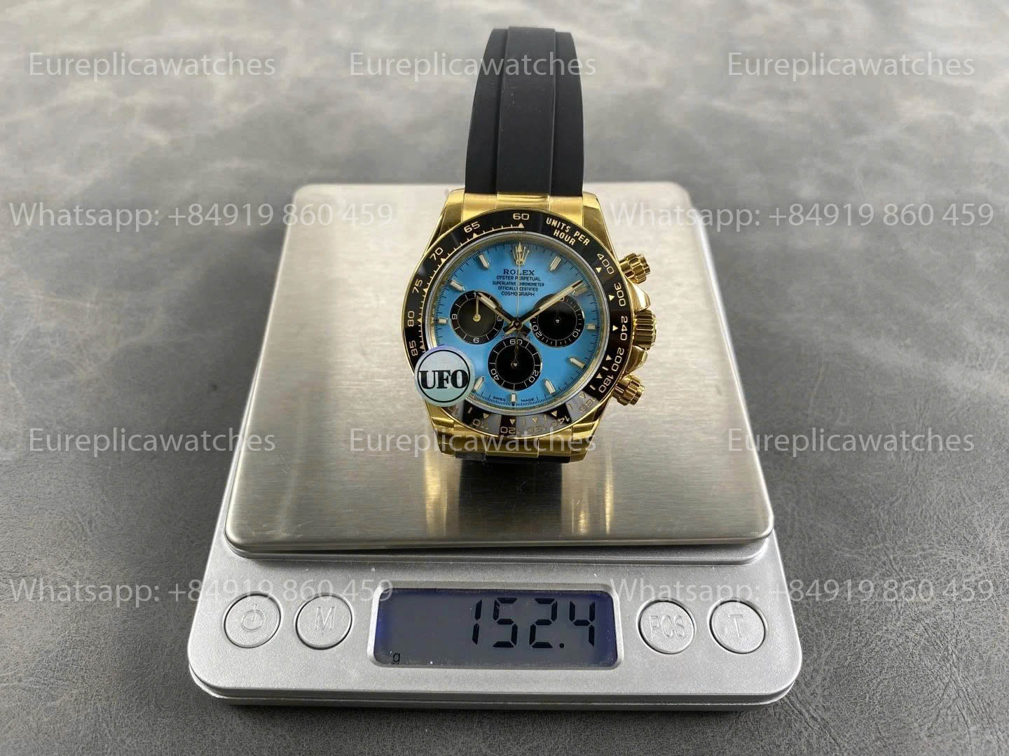UFO Factory Rolex Daytona M126518LN-126518LN Turquoise Blue Free Sprung 1:1 Best Version