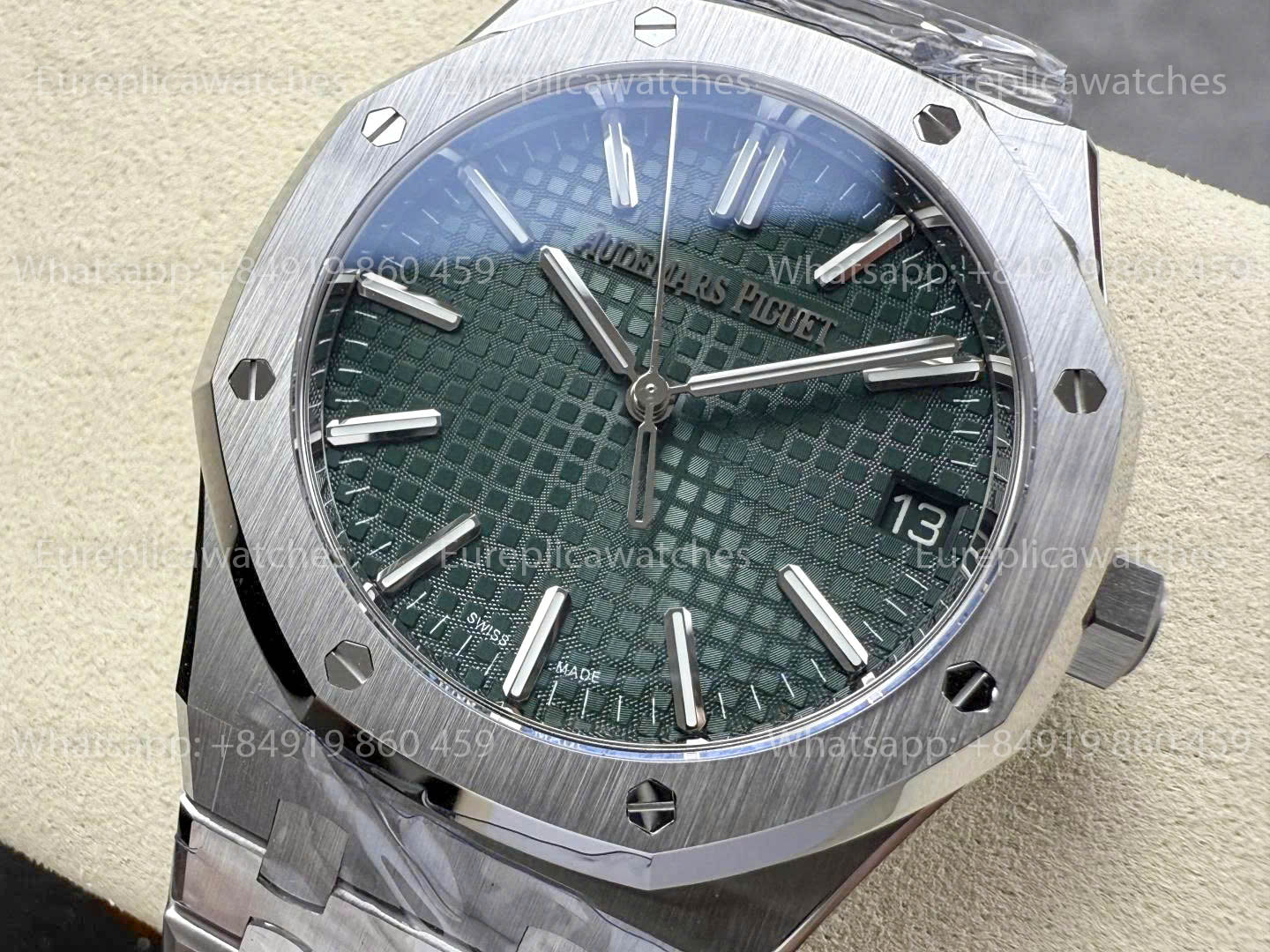 DDF Audemars Piguet Royal Oak 15510ST Green Dial Stainless Steel Strap 1:1 Best Version