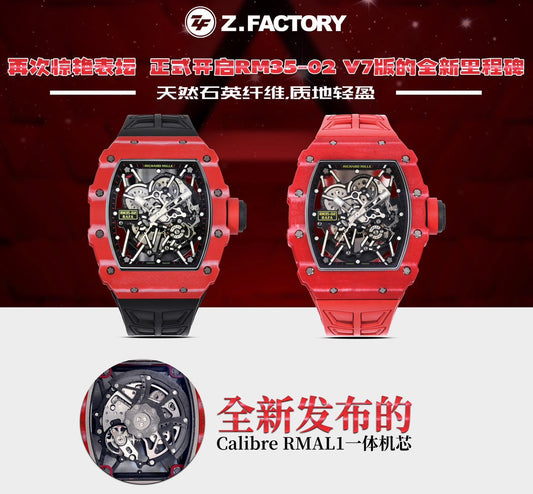 ZF Factory Strikes Again — The New RM35-02 V7: A True Breakthrough in Engineering and Design