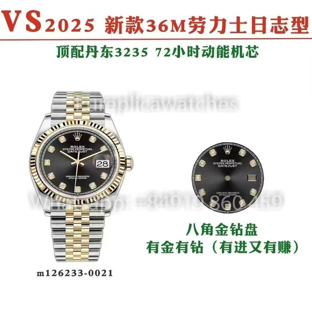 Introducing the 2025 VS Factory Rolex Datejust 36mm – Premium Edition