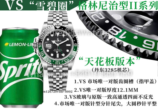 VS Factory – Rolex GMT-Master II “Sprite Bezel” Edition