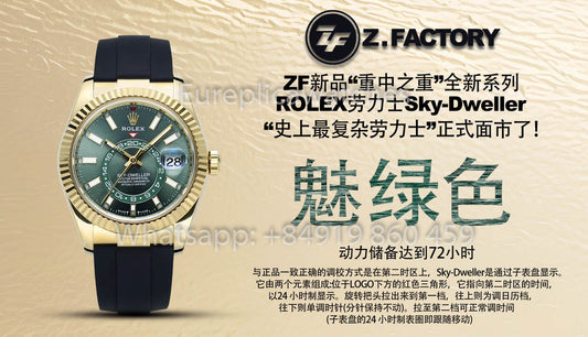 ZF Factory – Rolex Sky-Dweller “Olive Green Dial” Edition