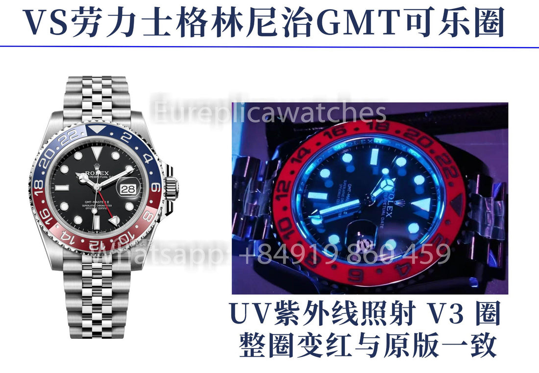 VS Factory Rolex GMT-Master II “Pepsi” V3 – Ultimate 1:1 Best Version 2025