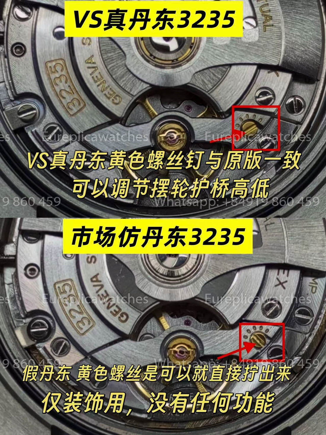 How to Identify the Genuine VS Dandong 3235 Movement vs. Fake SH3135 Modifications