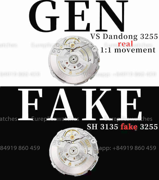 How to Tell the Difference: Rolex GEN 3255 vs VS Dandong 1:1 vs Fake 3135-Based Copies