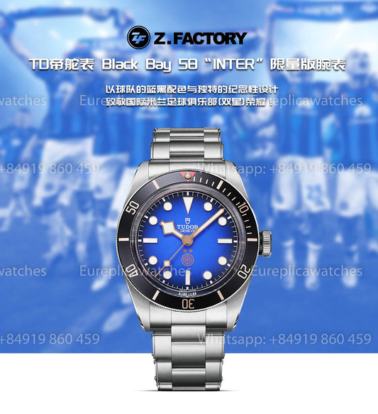 ZF Factory – Tudor Black Bay 58 “INTER” Limited Edition