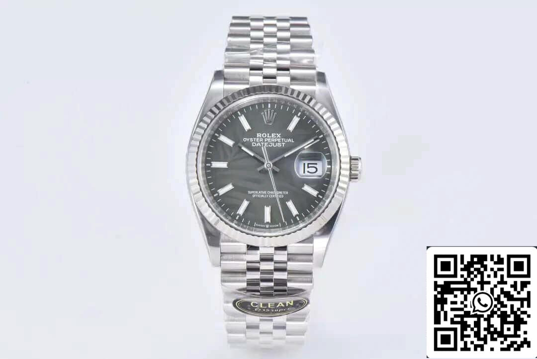 Rolex Datejust M126234-0047 36MM 1:1 Meilleure édition Clean Factory Cadran vert