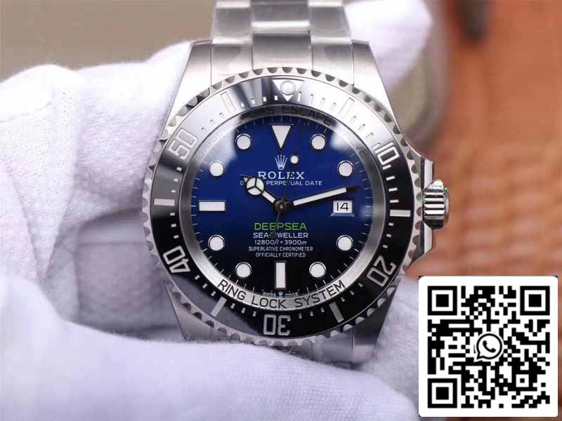 Rolex Sea-Dweller Deepsea M126660-0002 1:1 Beste Edition Noob Factory D-Blue Swiss ETA3235