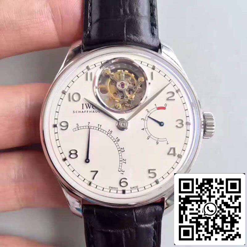 IWC Portugieser Tourbillon IW504601 YL Factory 1:1 Best Edition Schweizer Tourbillon Weißes Zifferblatt