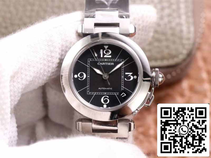 Cartier Pasha W31076M7 1:1 Meilleure édition V9 Factory Cadran noir Suisse Cal.049