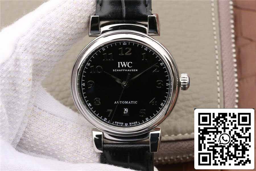 IWC Da Vinci IW356601 1:1 Best Edition MKS Factory schwarzes Zifferblatt