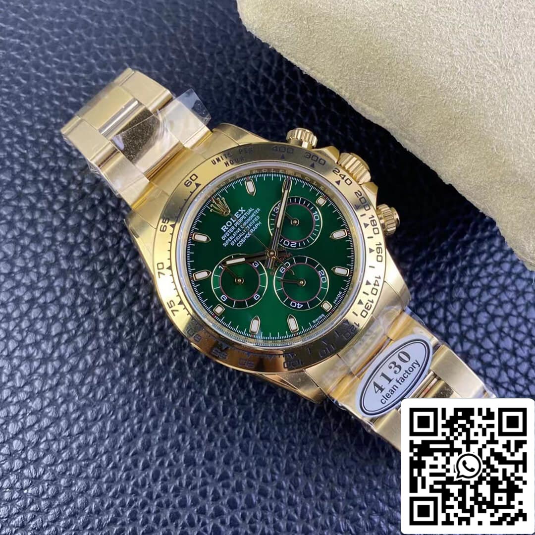 Rolex Cosmograph Daytona M116508-0013 1:1 Meilleure édition Clean Factory Cadran vert