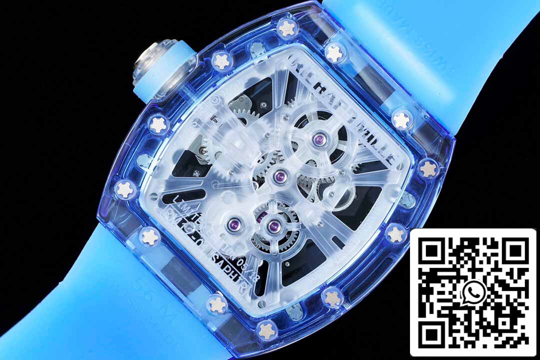 Richard Mille RM12-01 1:1 Meilleure édition RM Factory Tourbillon Version transparente