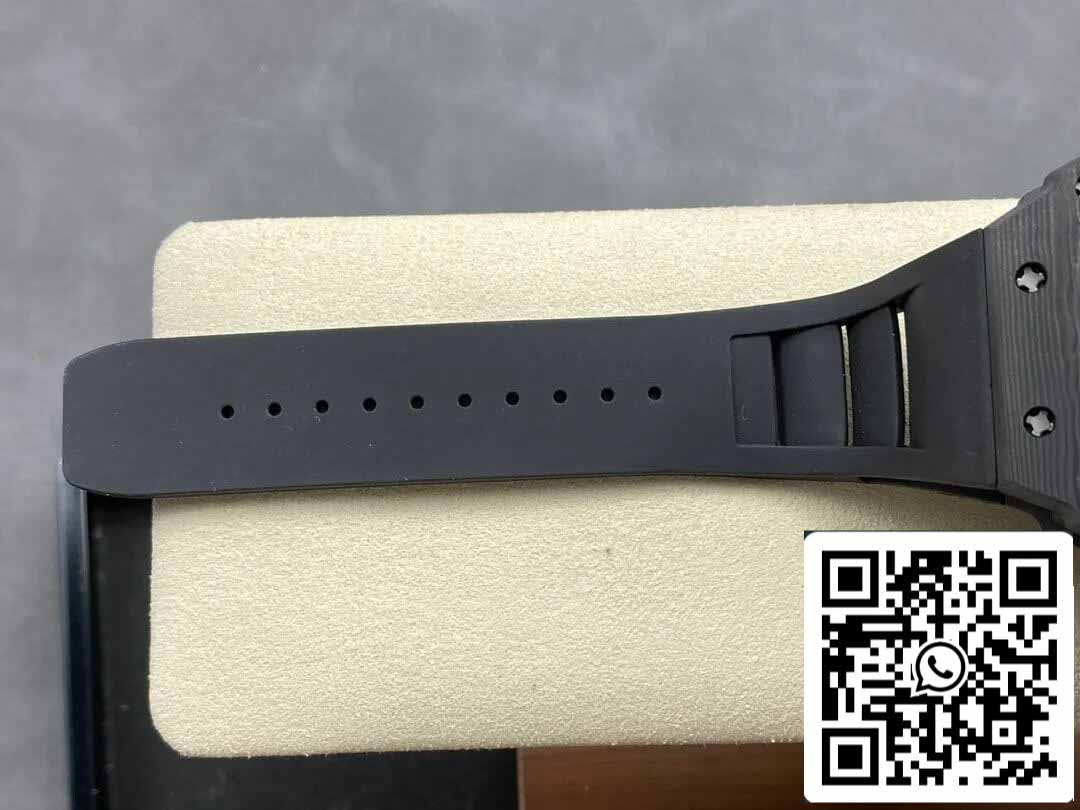 Richard Mille RM12-01 Tourbillon 1:1 Best Edition RM Factory Schwarzes Skelett-Zifferblatt