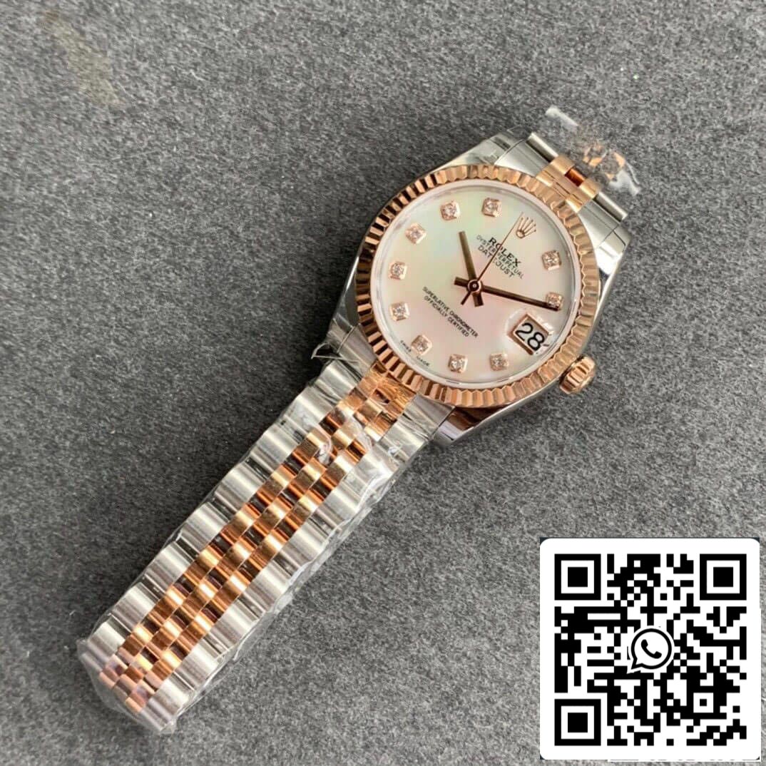 Rolex Datejust M278271-0026 1:1 Meilleure édition GS Factory Or rose