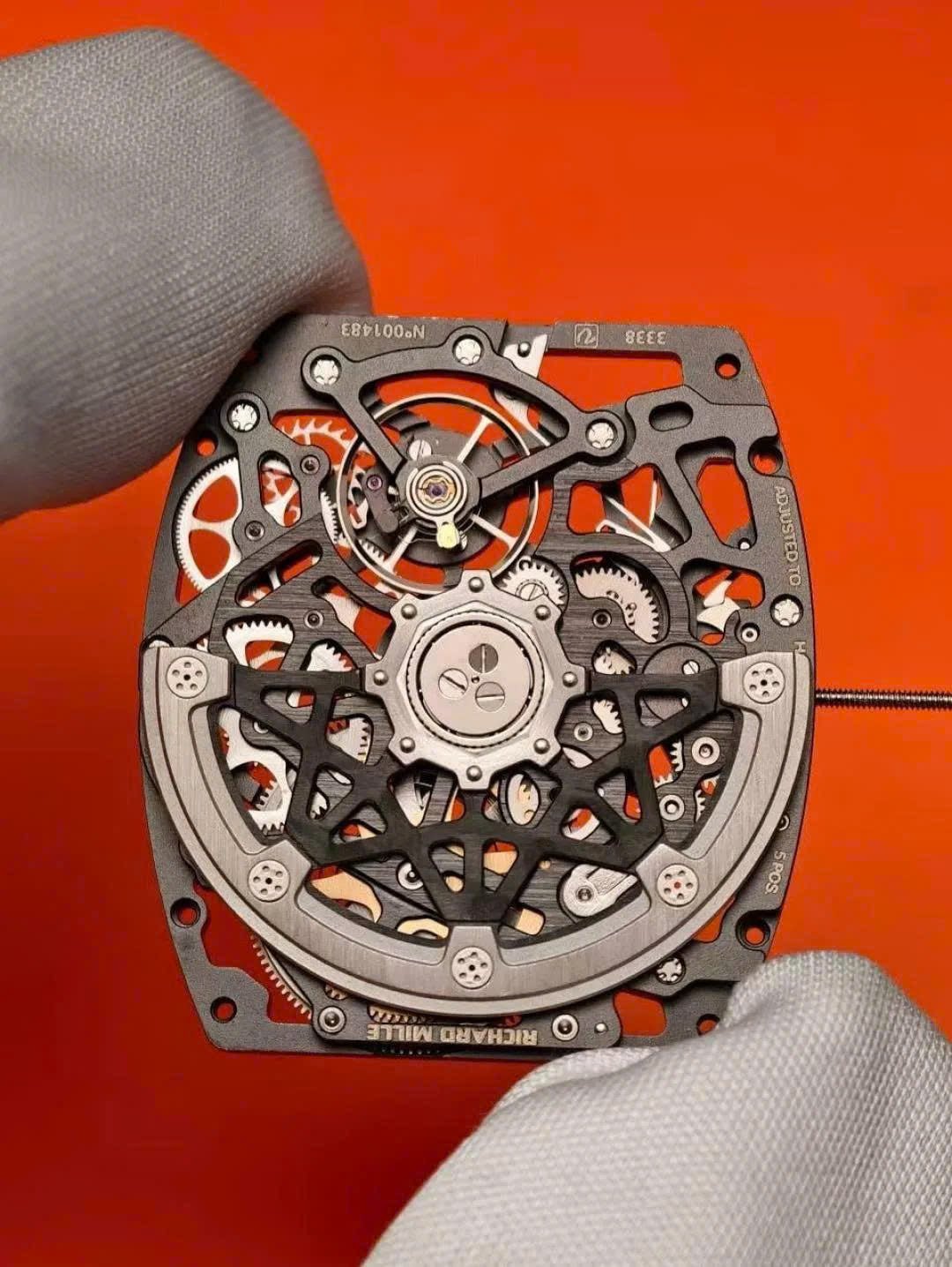RICH Factory - Richard Mille RM67-02 with NTPT carbon case, weighing only 32 grams.