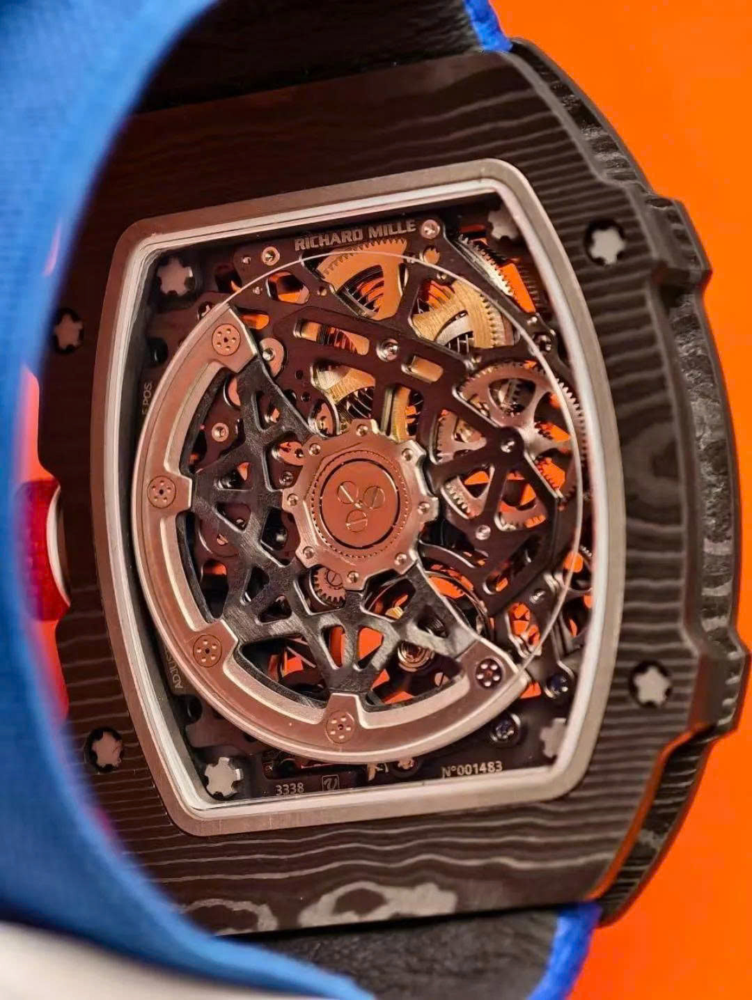RICH Factory - Richard Mille RM67-02 with NTPT carbon case, weighing only 32 grams.