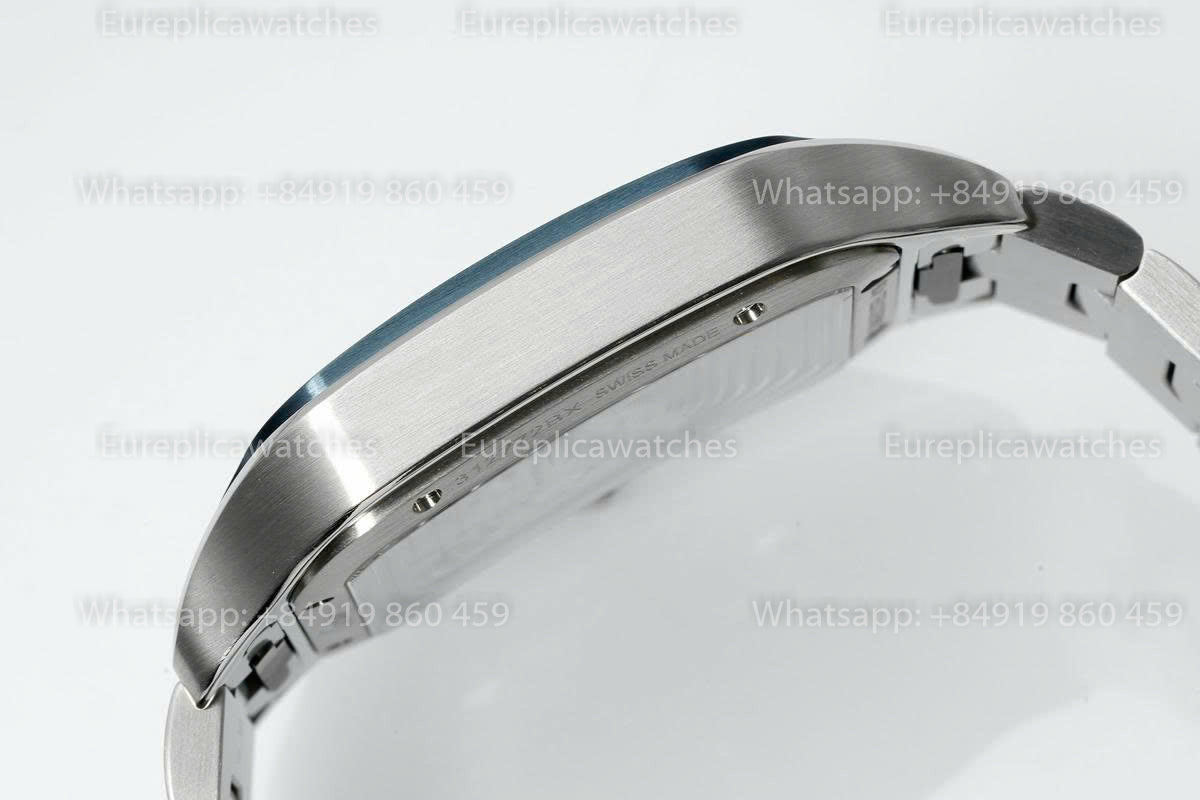 Rich Factory  Cartier Santos Skeleton RF Factory Blue Steel Strap