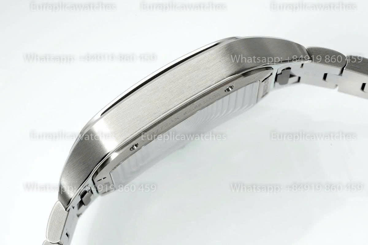 Rich Factory  Cartier Santos Skeleton RF Factory Green dial Steel Strap