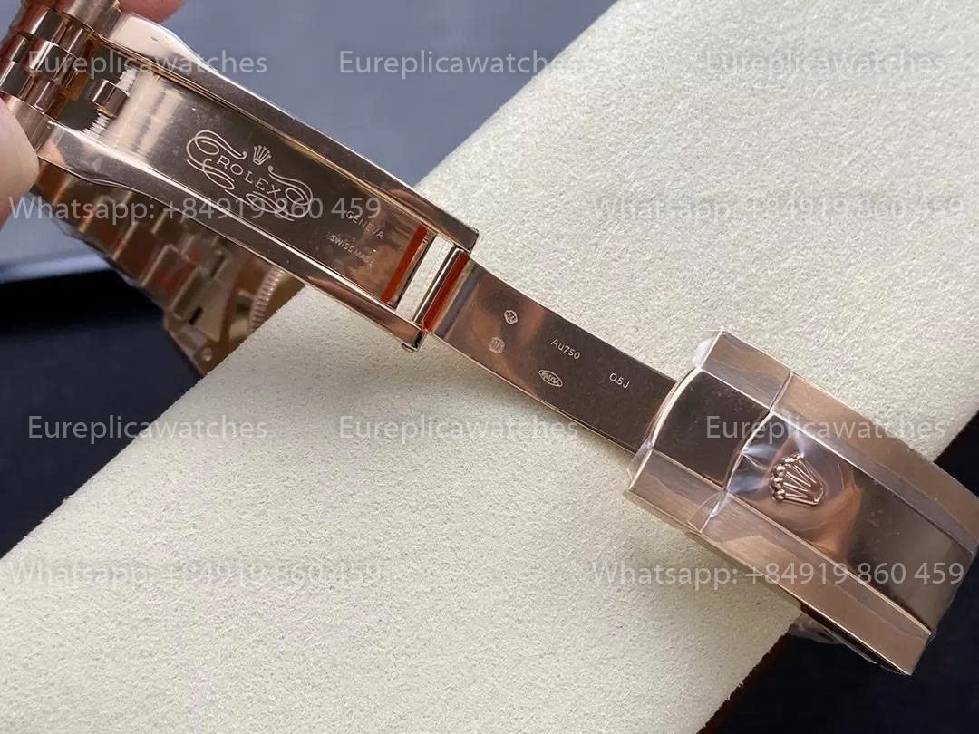 Noob Factory Rolex Sky Dweller M336935 Rose Gold Brown Dial