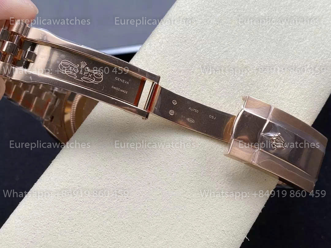 Noob Factory Rolex Sky Dweller M336935 Rose Gold Grey Dial