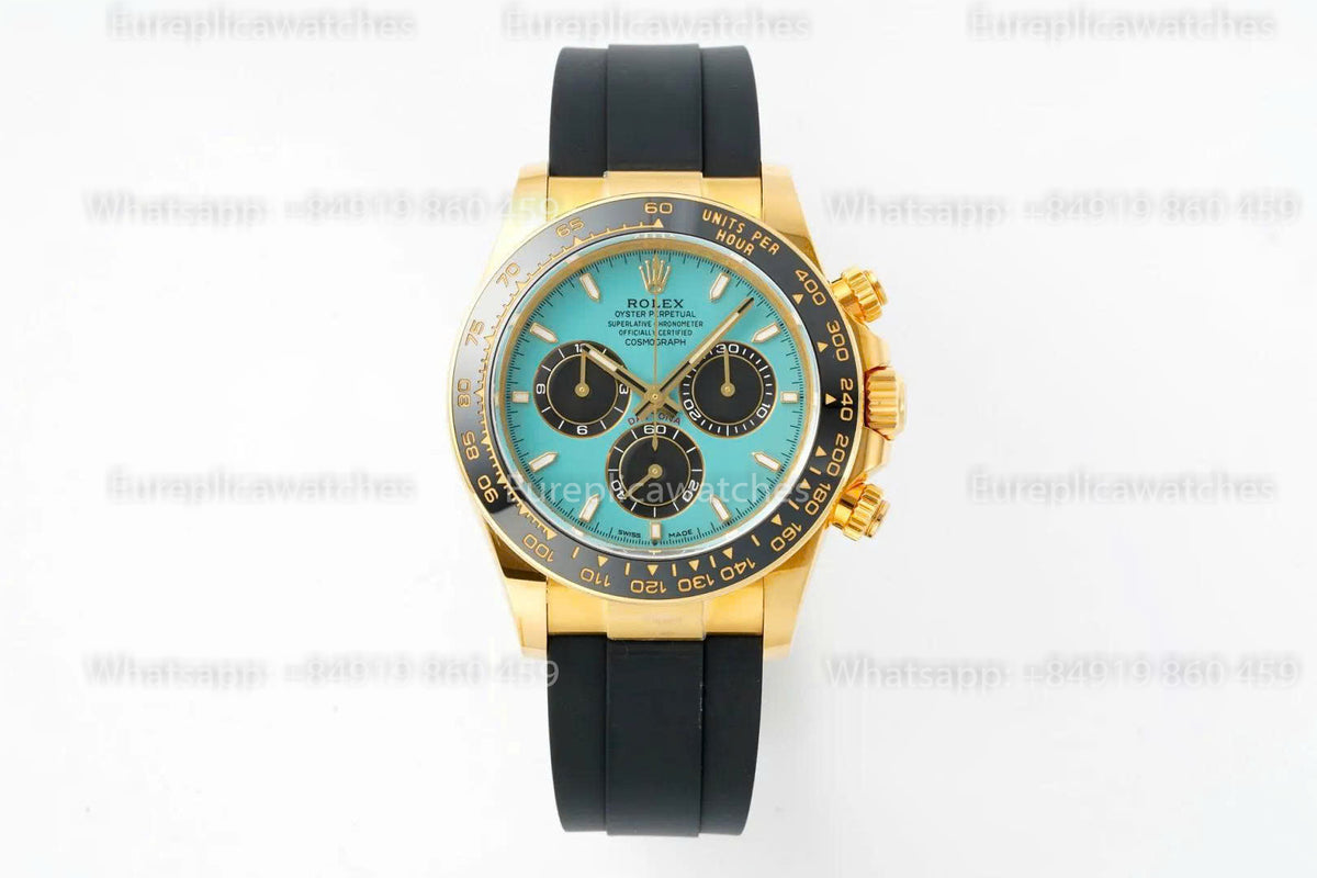 ERF Rolex Cosmograph Daytona M126518LN Turquoise Dial  126518 Free Sprung JH4131 ERF Factory