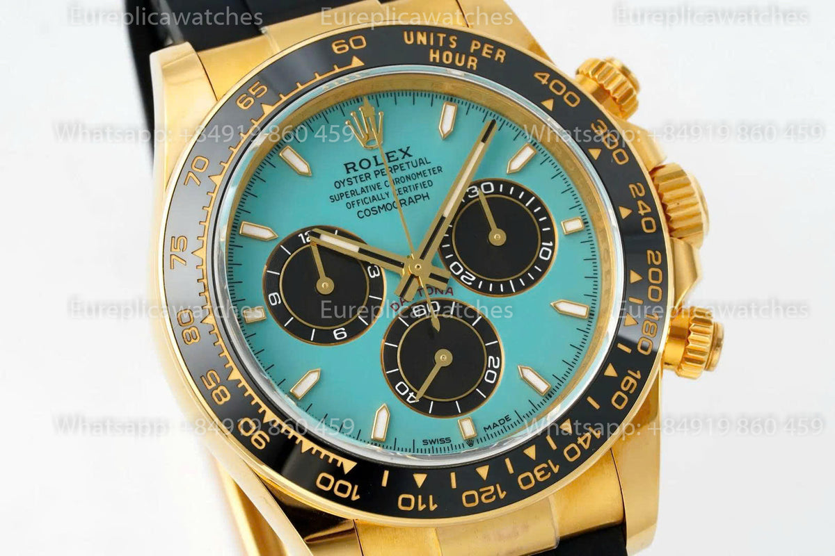 ERF Rolex Cosmograph Daytona M126518LN Turquoise Dial  126518 Free Sprung JH4131 ERF Factory