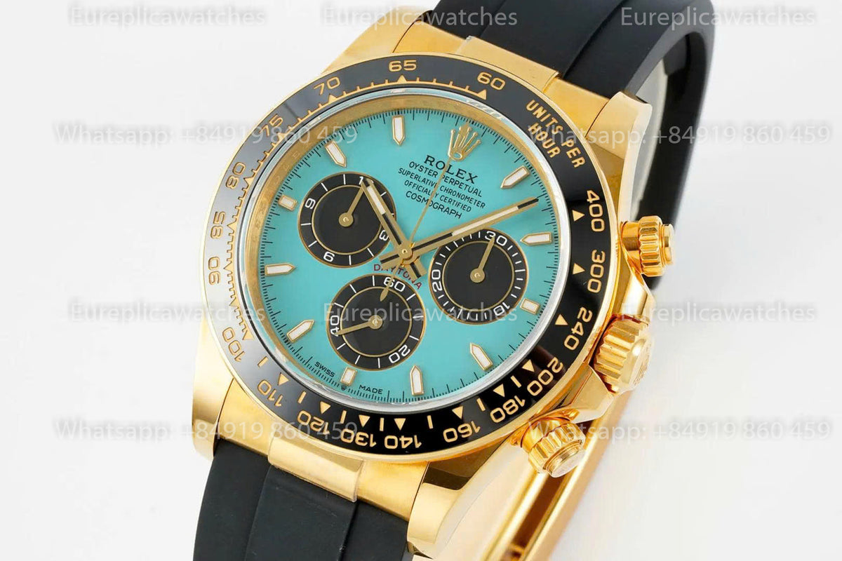 ERF Rolex Cosmograph Daytona M126518LN Turquoise Dial  126518 Free Sprung JH4131 ERF Factory