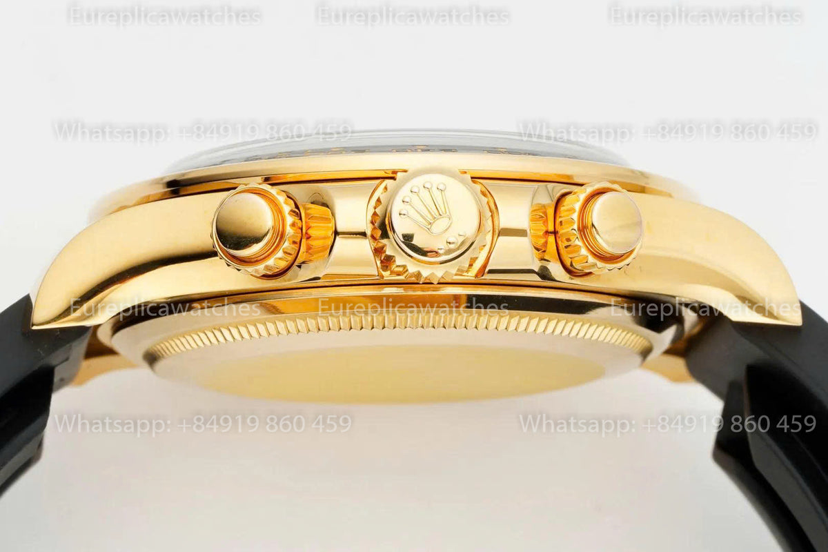 ERF Rolex Daytona 126518LN Yellow Gold Oysterflex Champagne Dial 126518 Free Sprung JH4131 ERF Factory