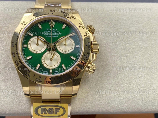 RGF Rolex Cosmograph Daytona M126508 V2 – Green Dial Weighted 226g Dandong DD4131