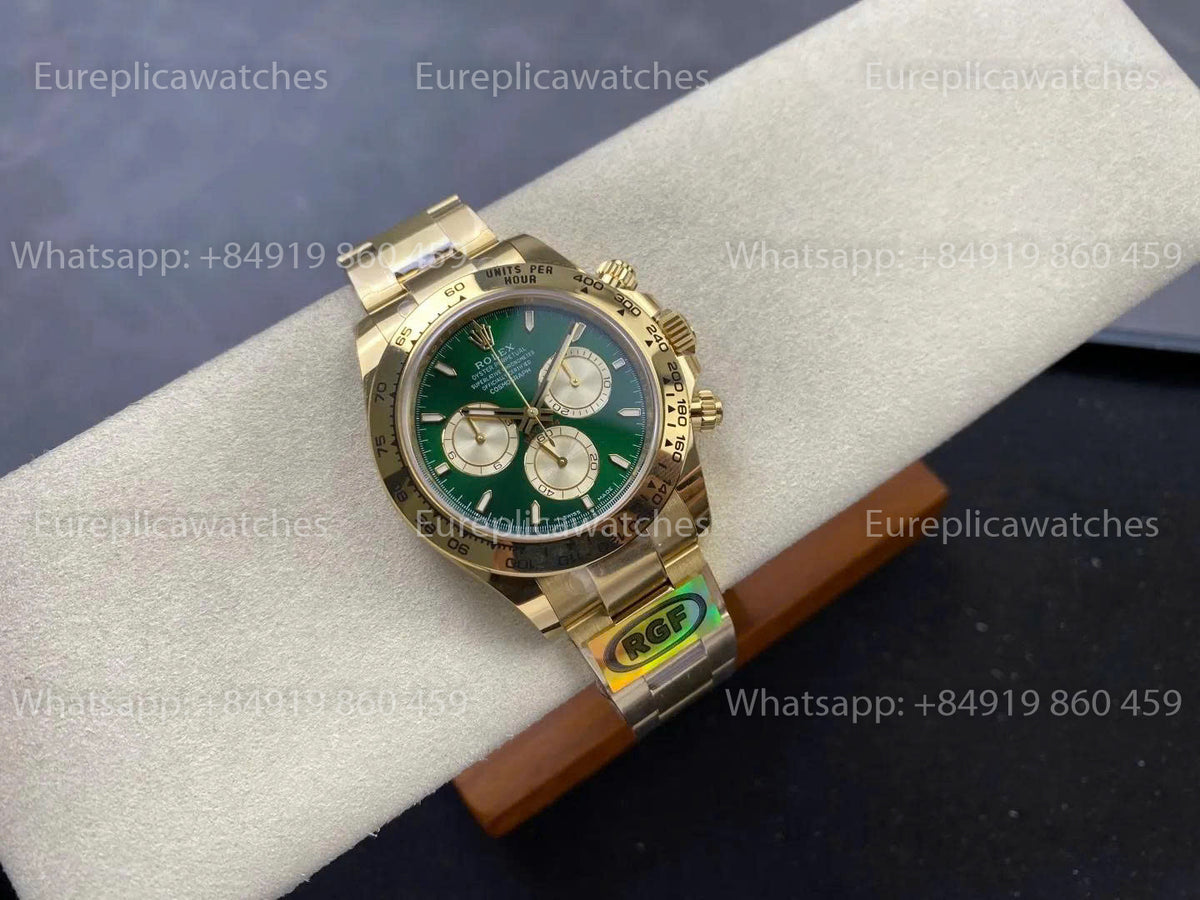 RGF Rolex Cosmograph Daytona M126508 V2 – Green Dial Weighted 226g Dandong DD4131