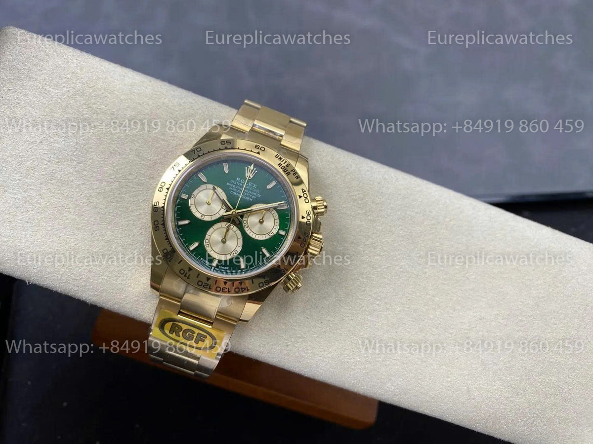 RGF Rolex Cosmograph Daytona M126508 V2 – Green Dial Weighted 226g Dandong DD4131