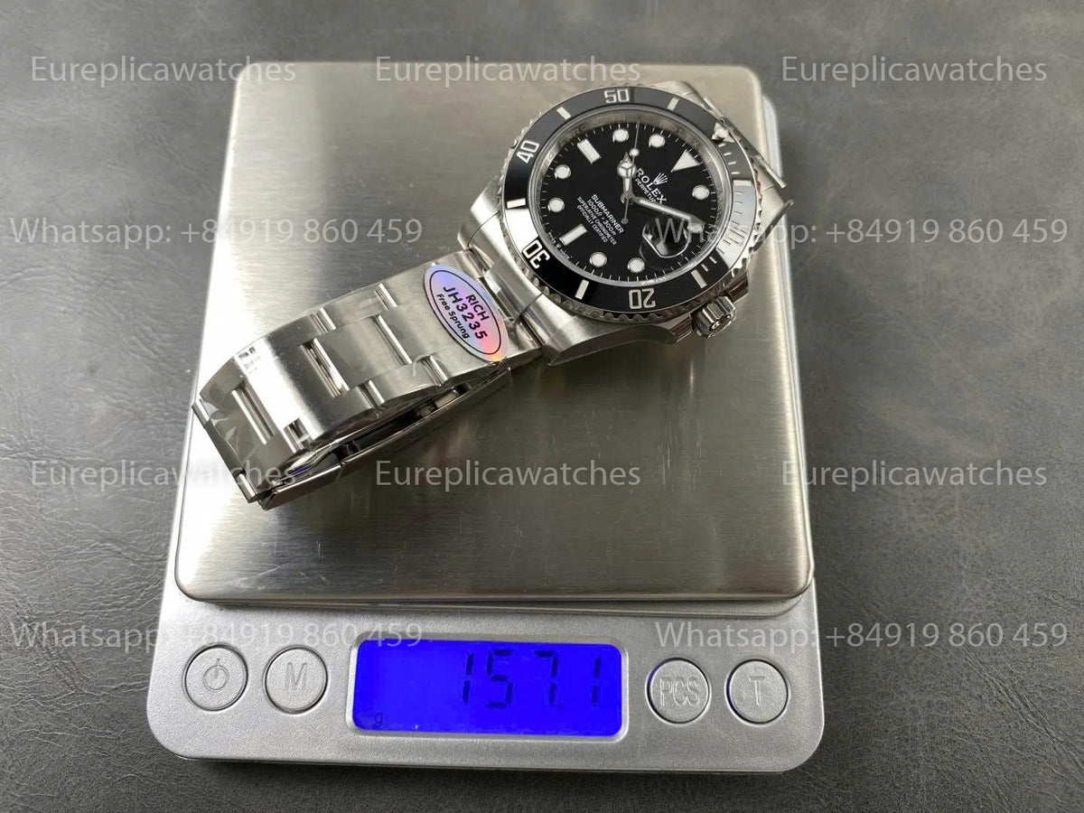 RICH Factory Rolex Submariner M126610LN - 126610 41mm V2 – JH3235 Free-Sprung