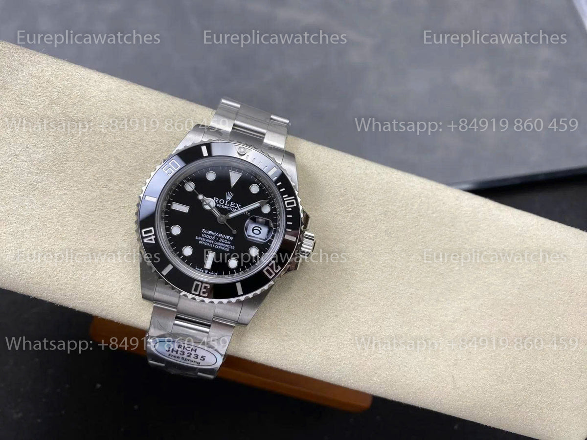 RICH Factory Rolex Submariner M126610LN - 126610 41mm V2 – JH3235 Free-Sprung