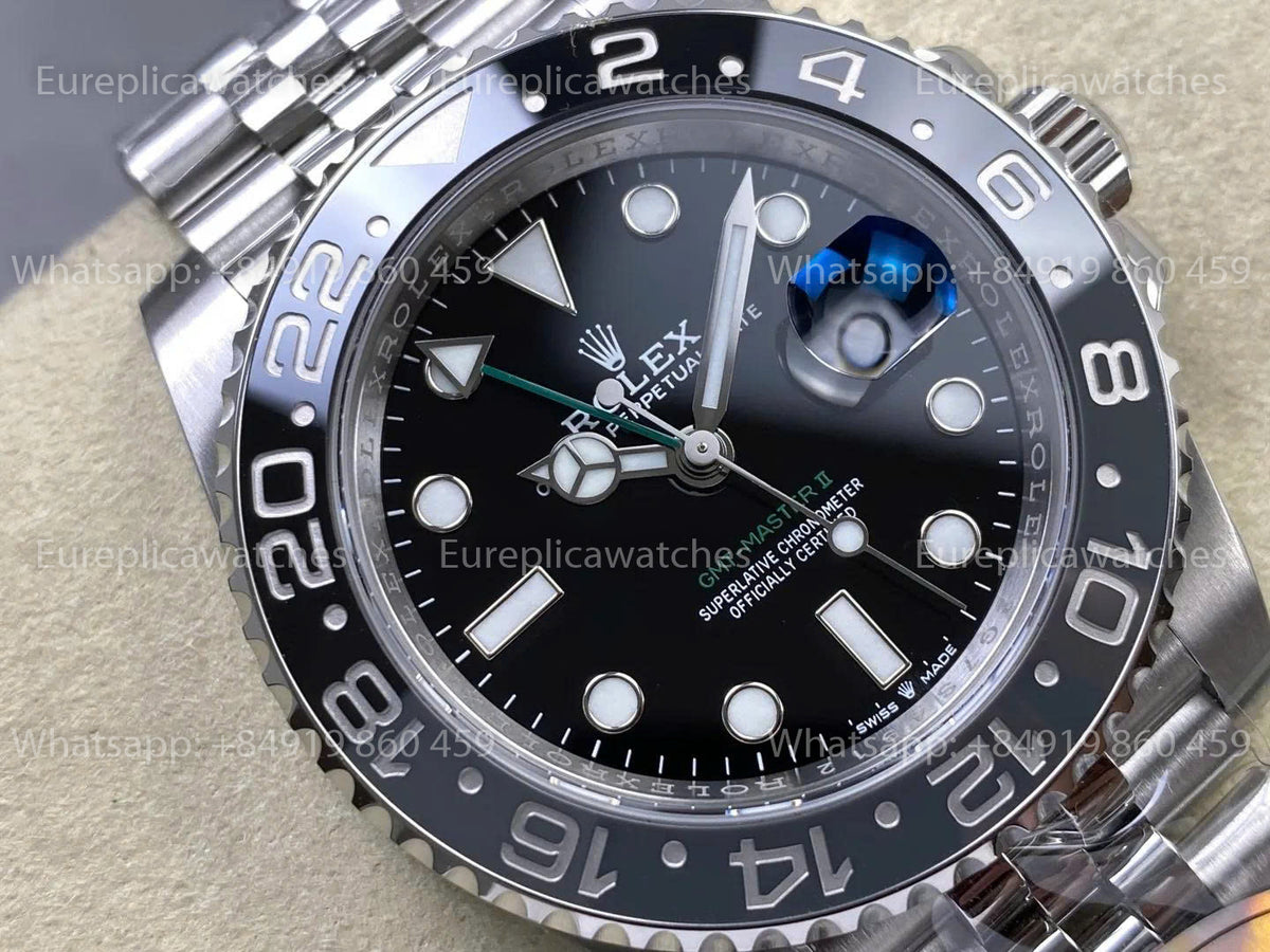 RICH Factory Rolex GMT-Master II 126710 Jubilee Strap “Bruce Wayne” V2 – JH3285 Free-Sprung