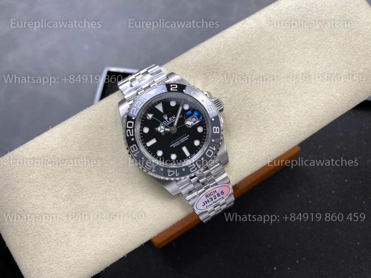 RICH Factory Rolex GMT-Master II 126710 Jubilee Strap “Bruce Wayne” V2 – JH3285 Free-Sprung