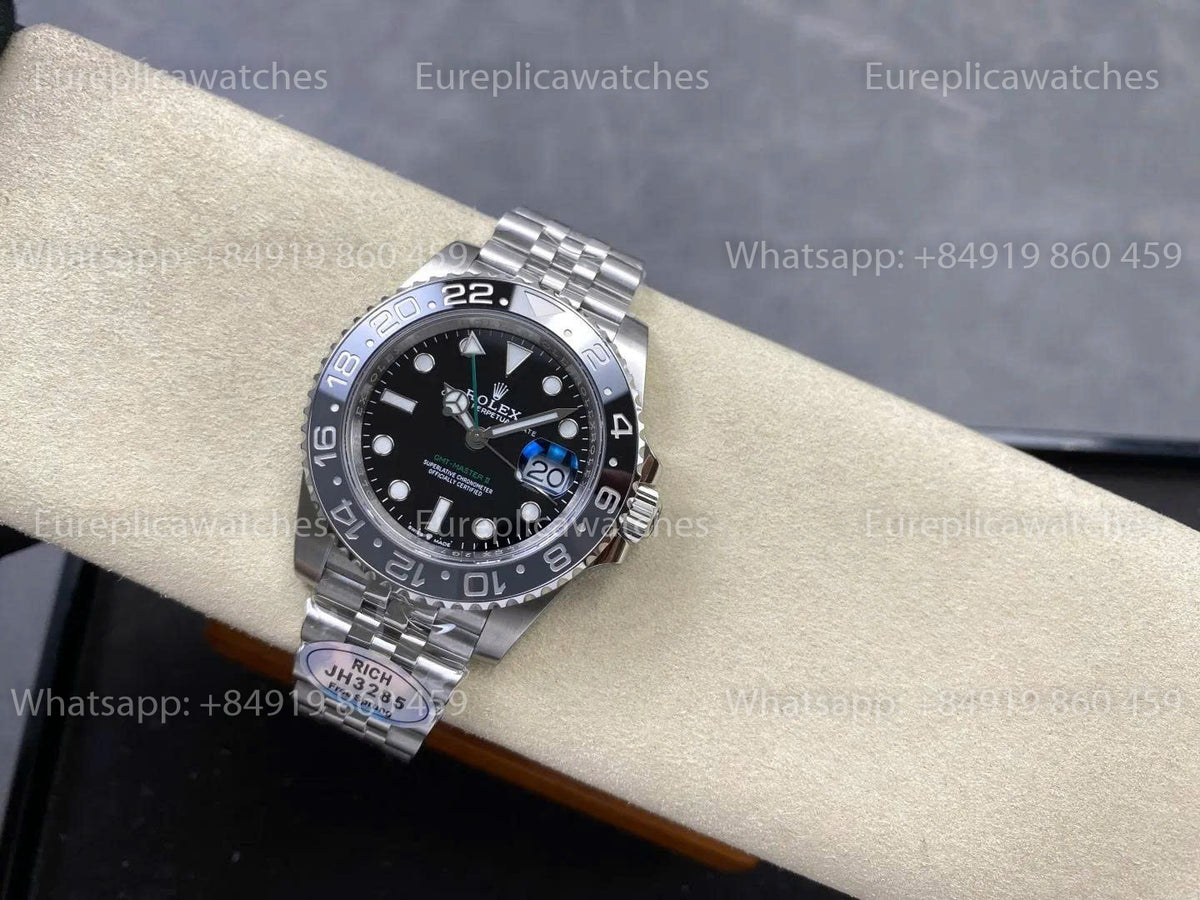 RICH Factory Rolex GMT-Master II 126710 Jubilee Strap “Bruce Wayne” V2 – JH3285 Free-Sprung