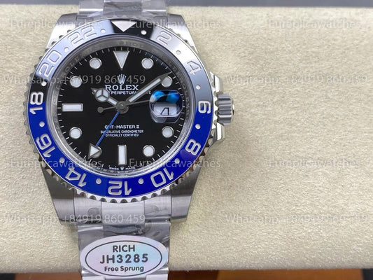 RICH Factory Rolex GMT-Master II 126710BLNR “Batgirl” V2 – JH3285 Free-Sprung