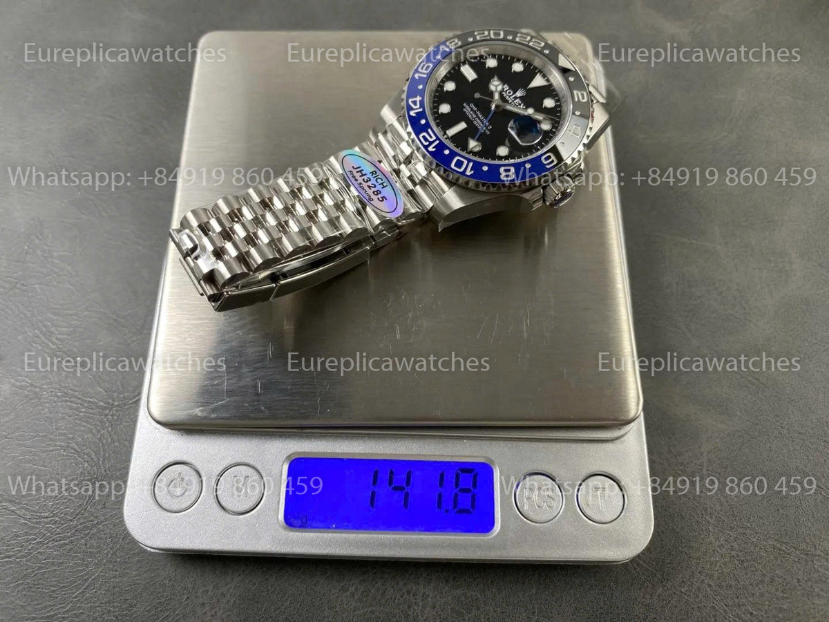 RICH Factory Rolex GMT-Master II 126710BLNR “Batgirl” V2 – JH3285 Free-Sprung Jubilee Strap
