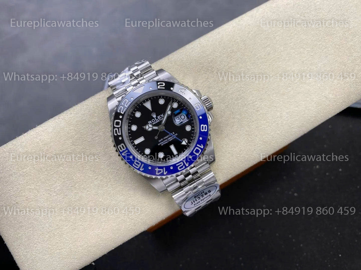 RICH Factory Rolex GMT-Master II 126710BLNR “Batgirl” V2 – JH3285 Free-Sprung Jubilee Strap