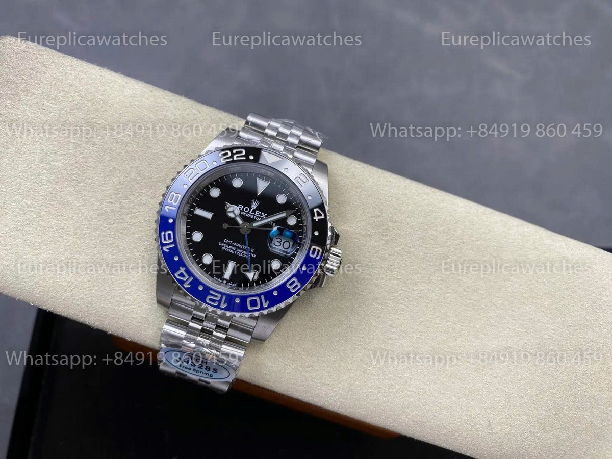 RICH Factory Rolex GMT-Master II 126710BLNR “Batgirl” V2 – JH3285 Free-Sprung Jubilee Strap