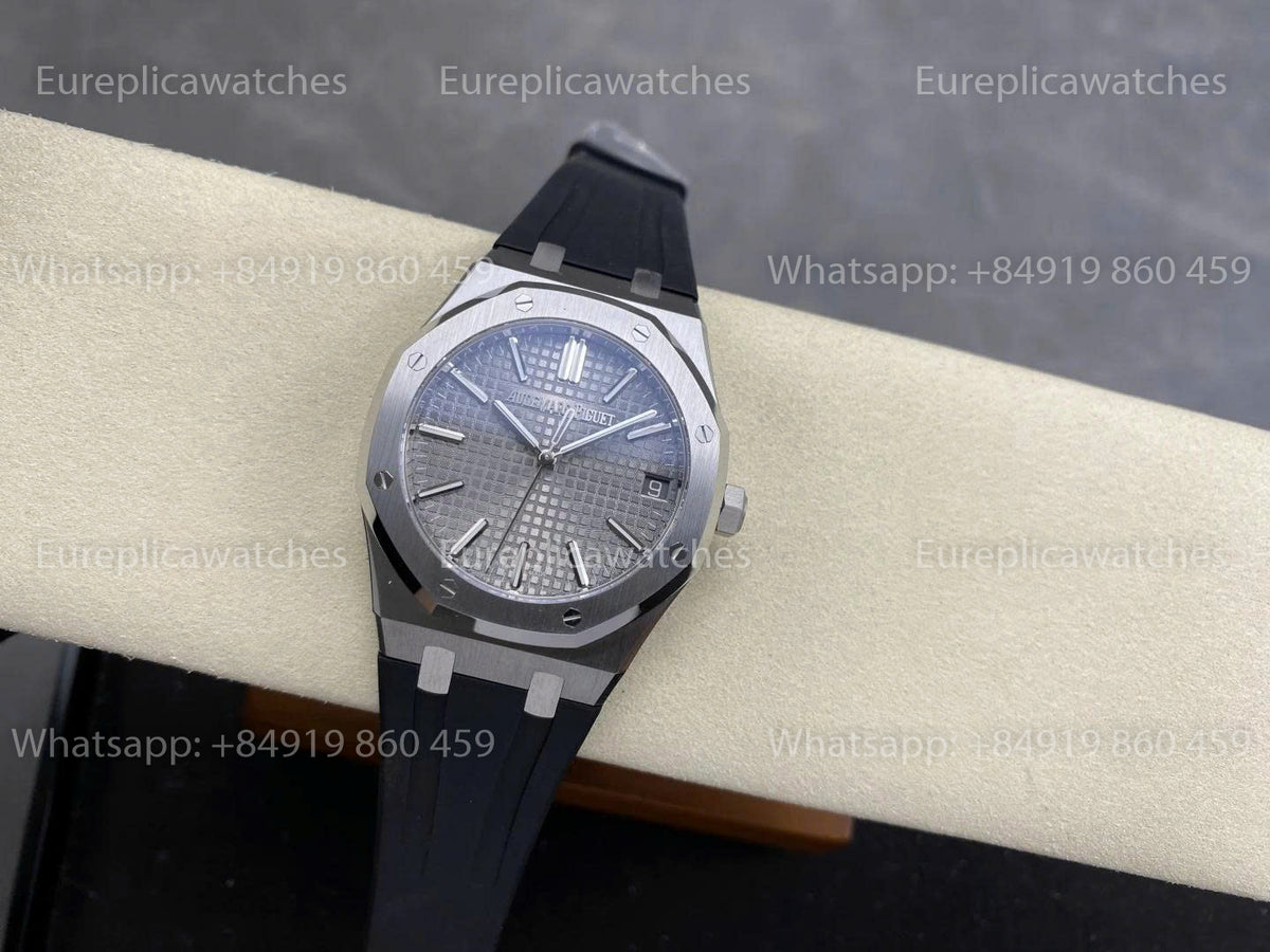 DDF Factory Audemars Piguet Royal Oak 15510ST 41mm Grey Dial Rubber Strap